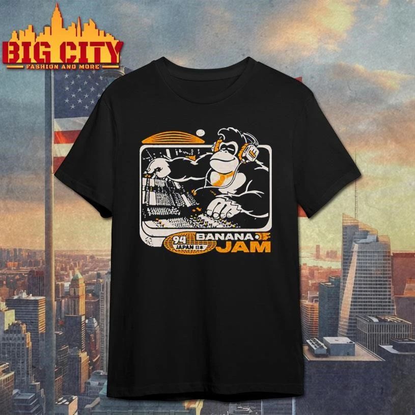 Wario64 donkey kong banana jam shirt