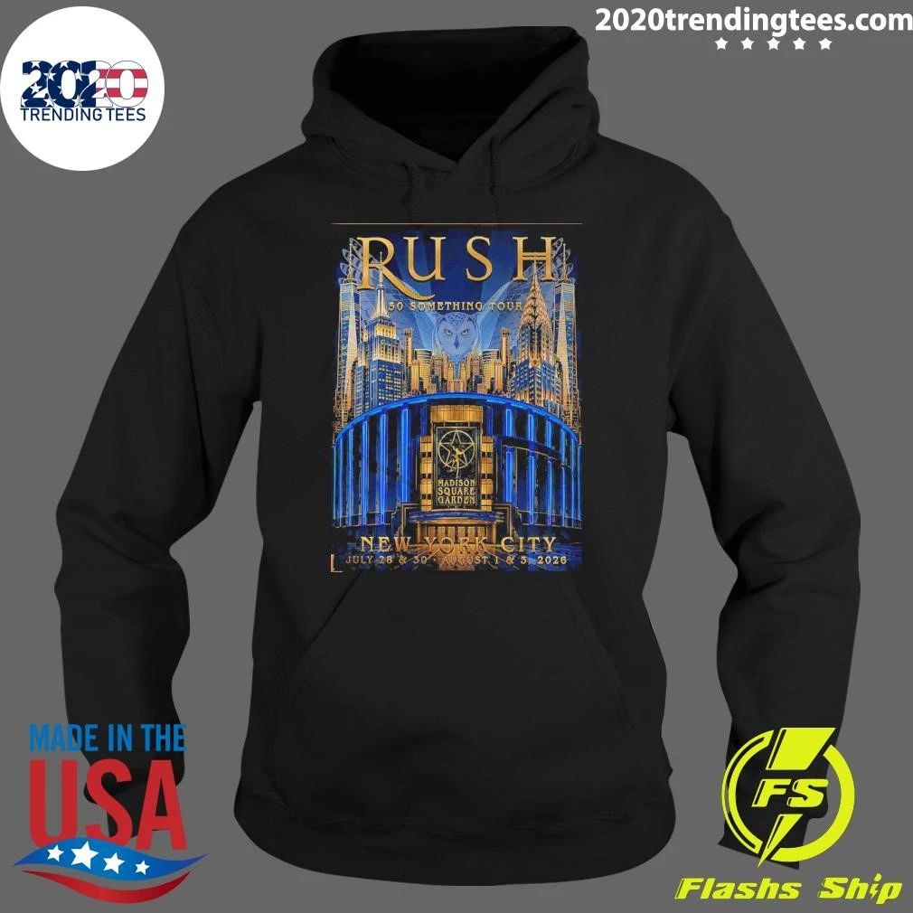 Rush 50 Something Tour Madison Square Garden New York City July 28 & 30 – August 1 & 3, 2026 Shirt