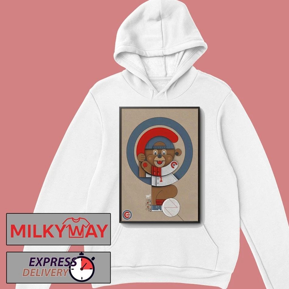 Clark The Cub at Wrigley Field Poster shirt