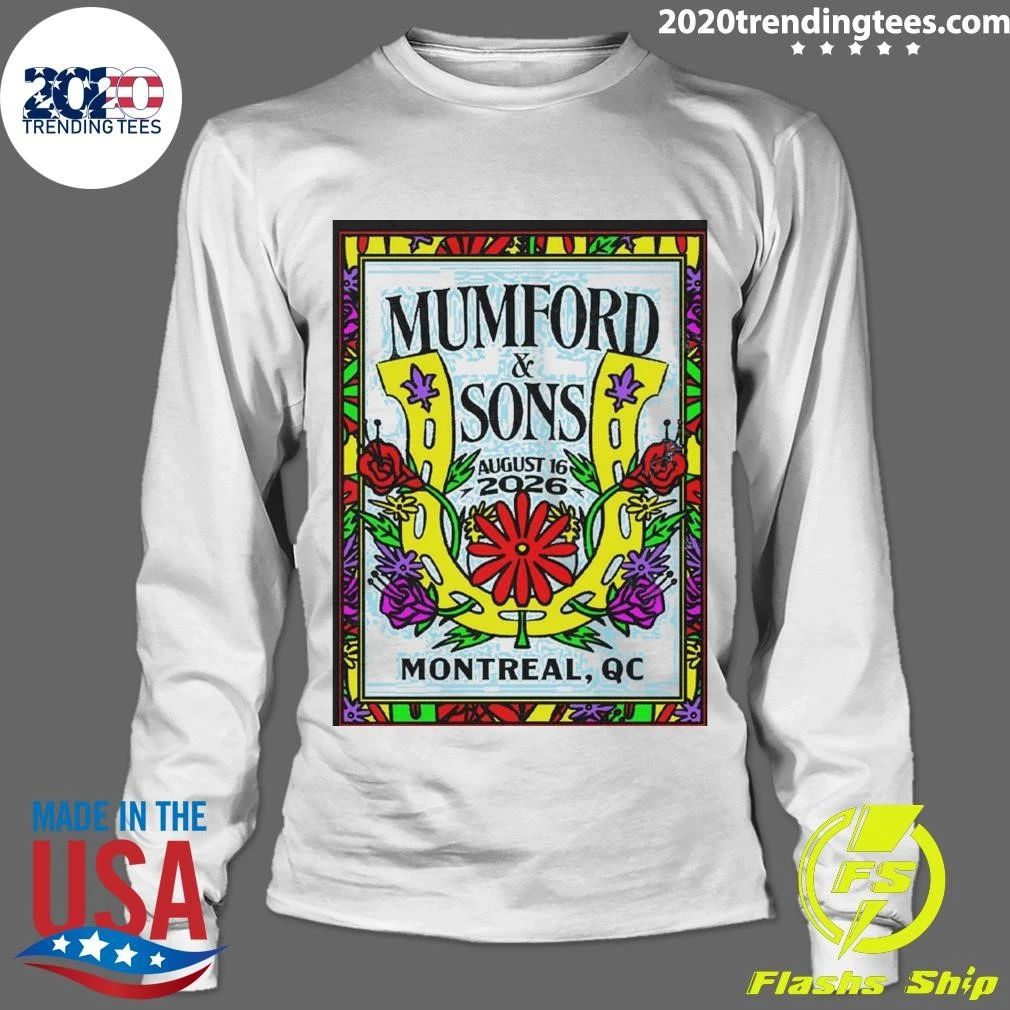Mumford And Sons Montreal 2026 Shirt