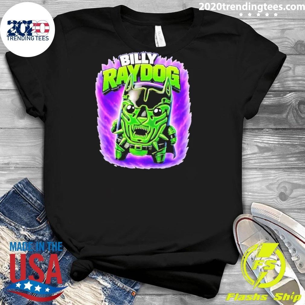 Billy Raydog Batdog Superhero Dog Green Armor Shirt