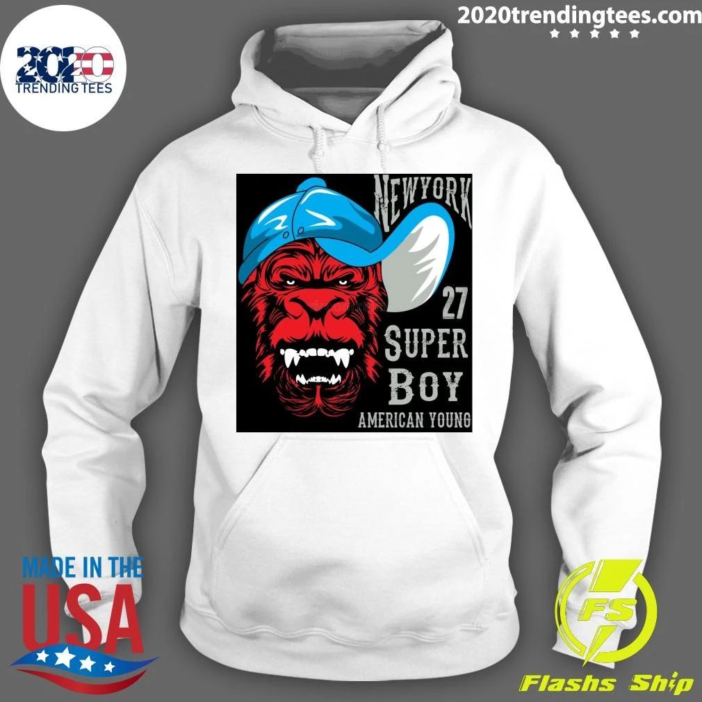 Monkey New York 27 Superboy American Young Shirt