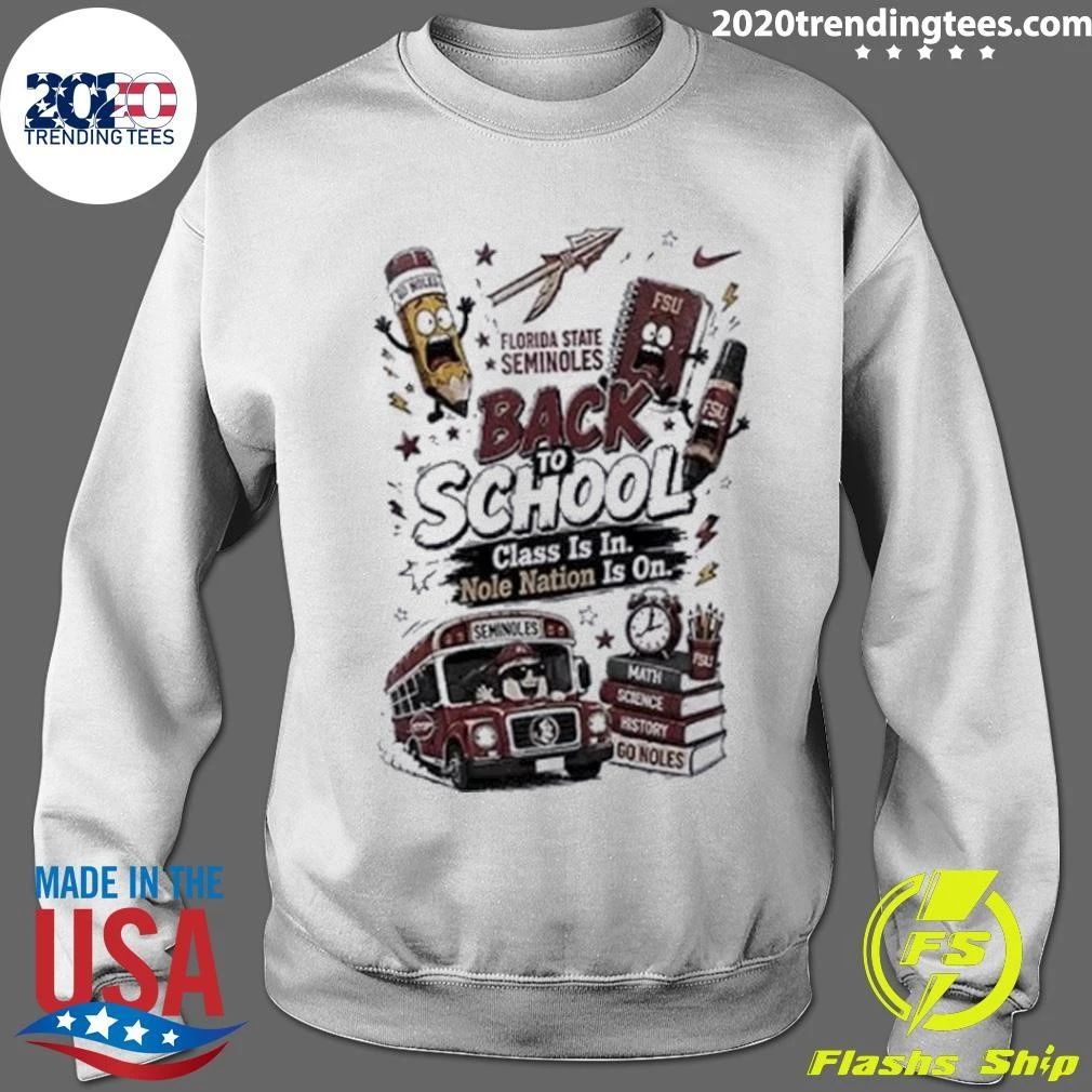 Florida State Seminoles Back To School Class Is In Mascot Shirt
