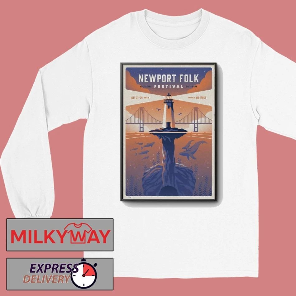 Tour July 27 – 29 NEWPORT FOLK FESTIVAL Poster Limited shirt