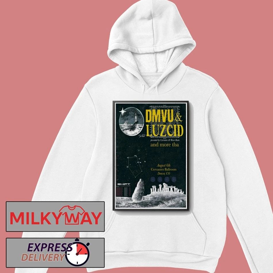DMVU And LUZCID In Denver CO On Aug 6 2026 Tour Poster shirt