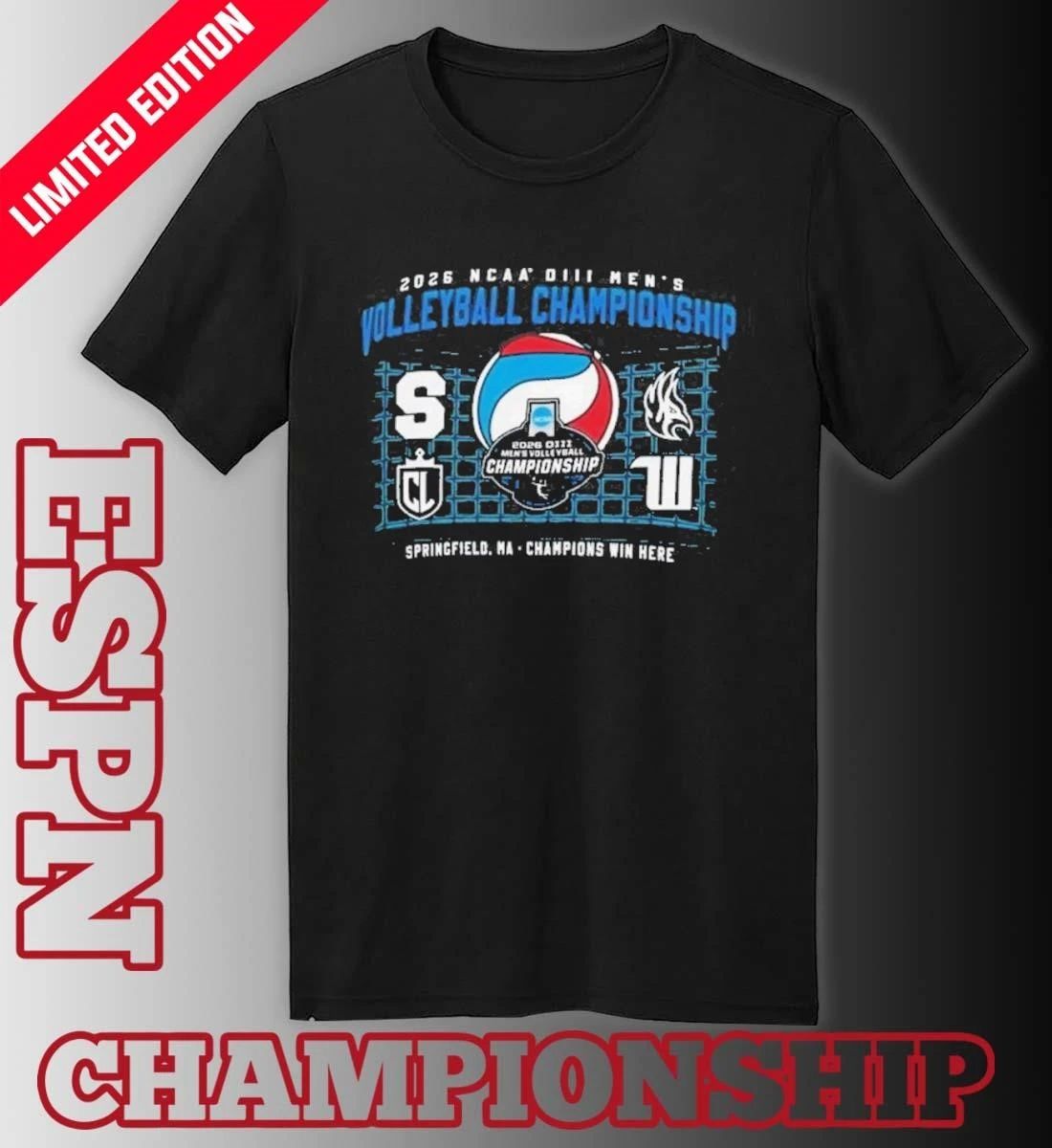 2026 NCAA DIII Men’s Volleyball Championship 4 Team Bound Springfield, MA Shirt