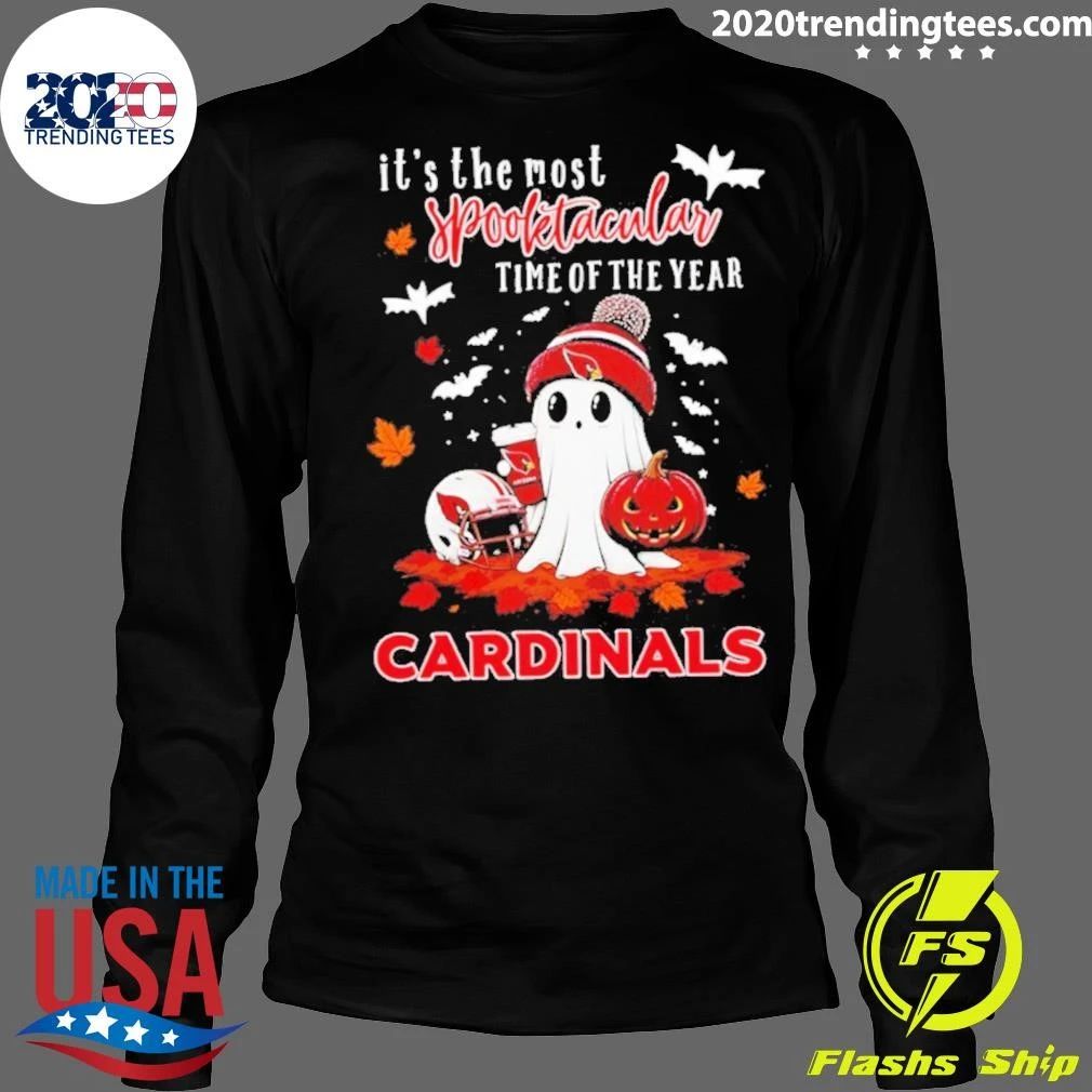 Ghost Halloween 2026 Arizona Cardinals It’s The Most Spooktacular Time Of The Year Shirt