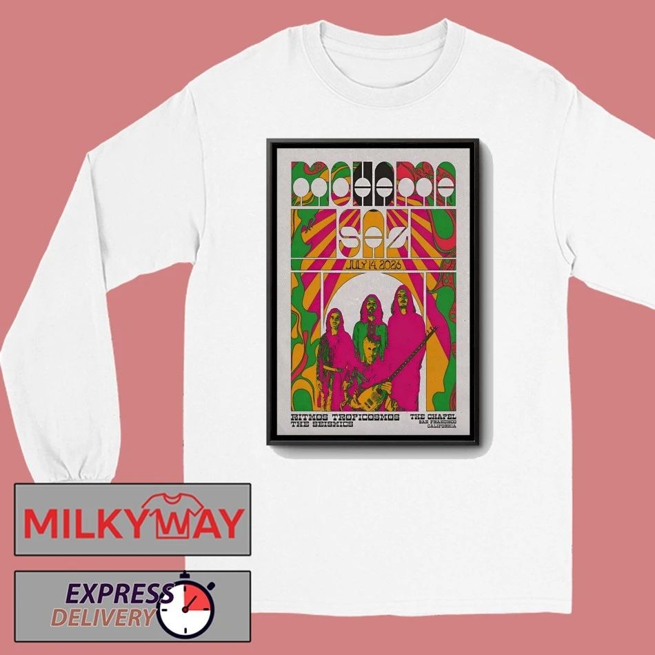 MOHAMA SAZ Jul 14 2026 In San Francisco CA Poster shirt