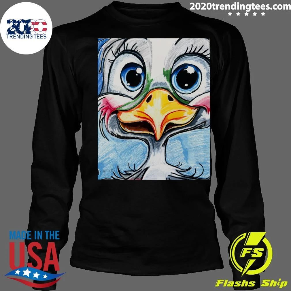 Meet Swoopy The Charming Seagull Brought To Life By Talented Artist Viktor Shirt