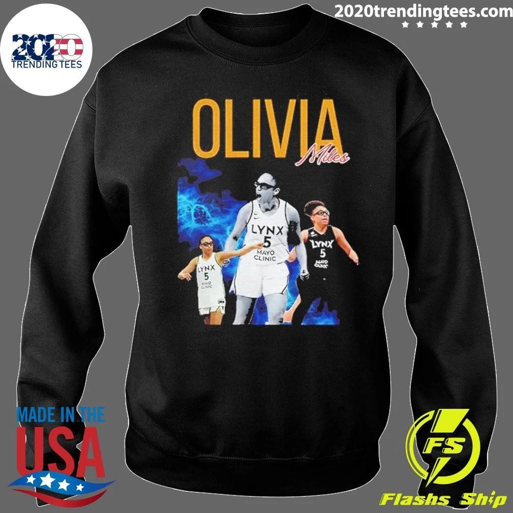 Olivia Miles Minnesota Lynx Wnba Basketball Graphic Shirt