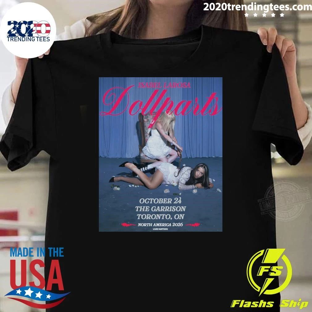 Isabel Larosa Is Bringing The Dollparts Tour To The Garrison On October 24, 2026 Shirt