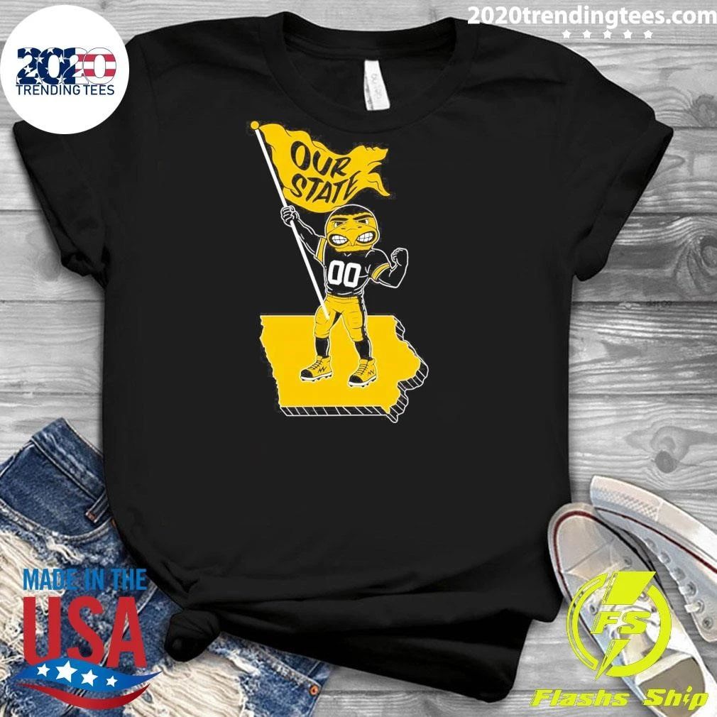 Herky the Hawk Our State Tee Shirt