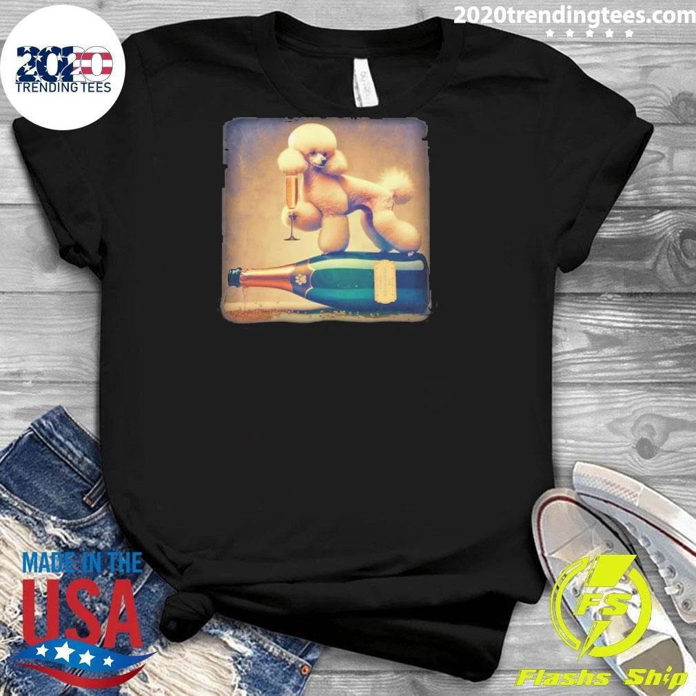 Dog Poodle Champagne Shirt