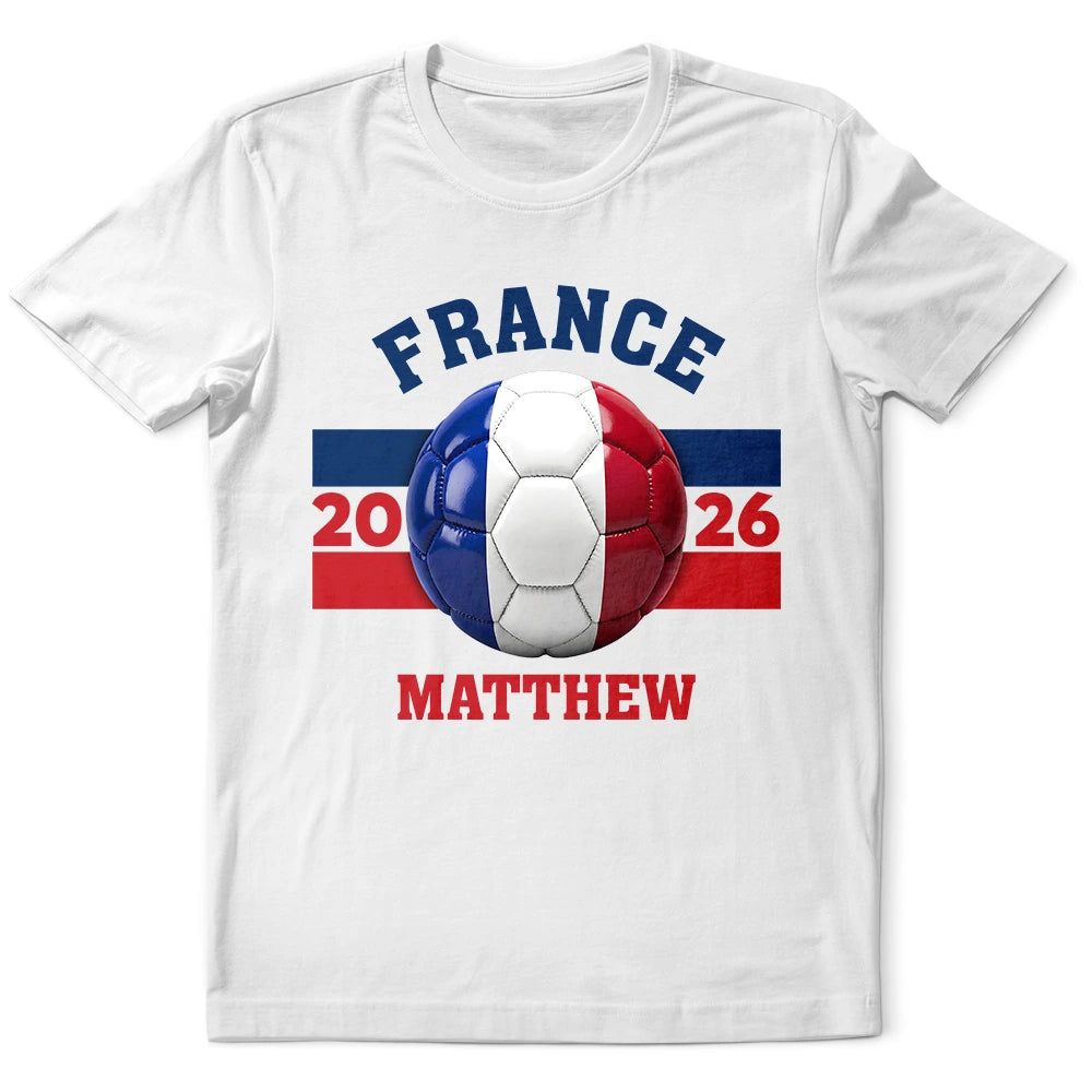 Country Flags Soccer Ball - Personalized T Shirt
