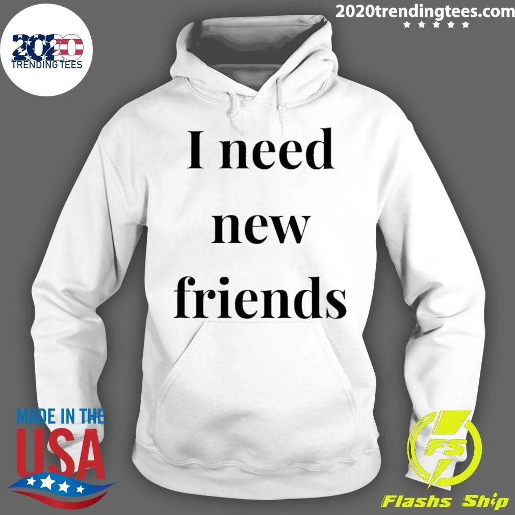 I Need New Friends Sarcastic Introvert Shirt