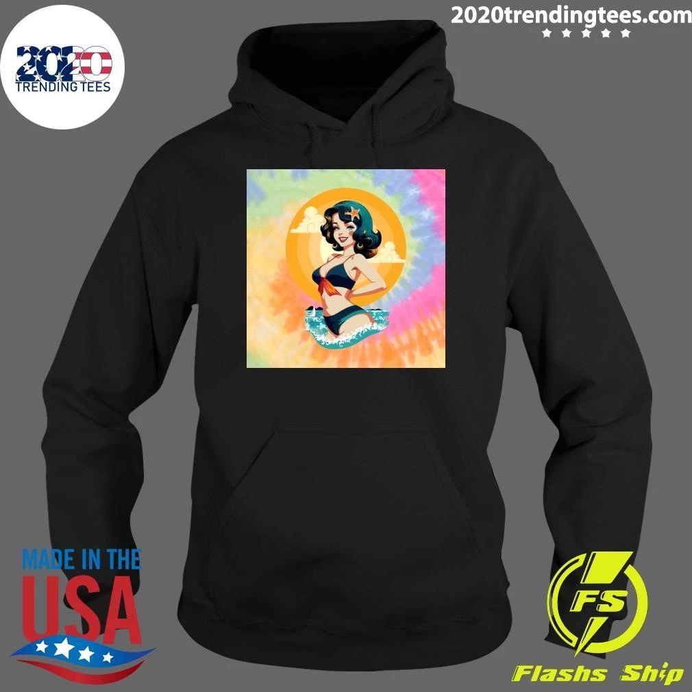 Girl Pin Up Summer Beauty Retro Shirt