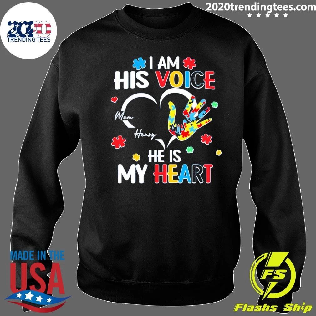 I Am His Voice He Is My Heart Shirt