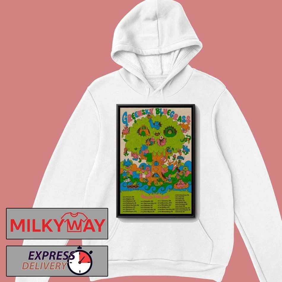 Greensky Bluegrass Poster Summer Tour 2026 shirt