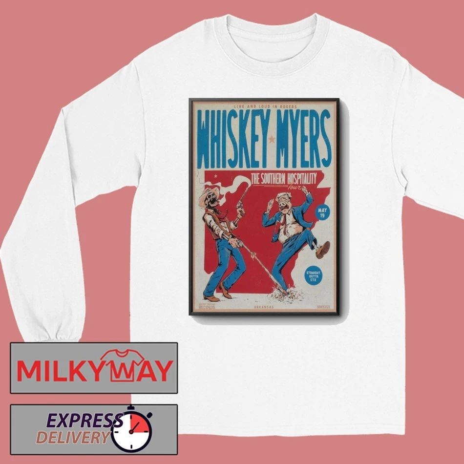 The Black Crowes and Whiskey Myers at Walmart AMP on May 19, 2026 Poster shirt