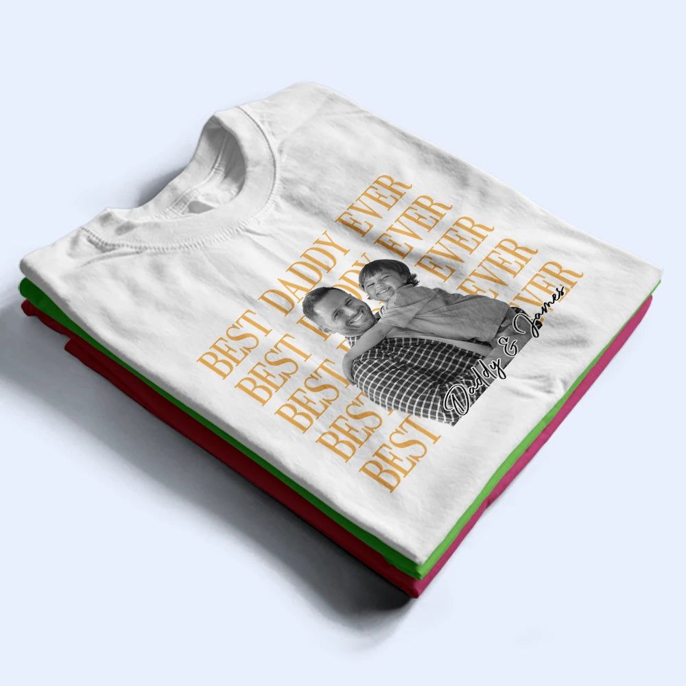 Dad EST - Personalized T Shirt
