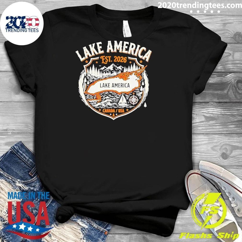 Lake America Ontario Usa Canada Great Lakes Lake Ontario Shirt