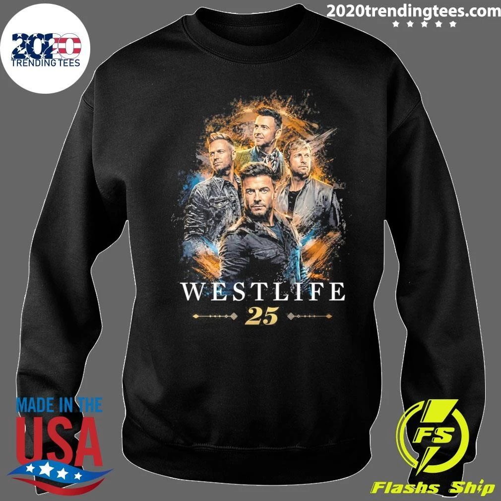 Westlife 25th Anniversary 2026 Tour Shirt