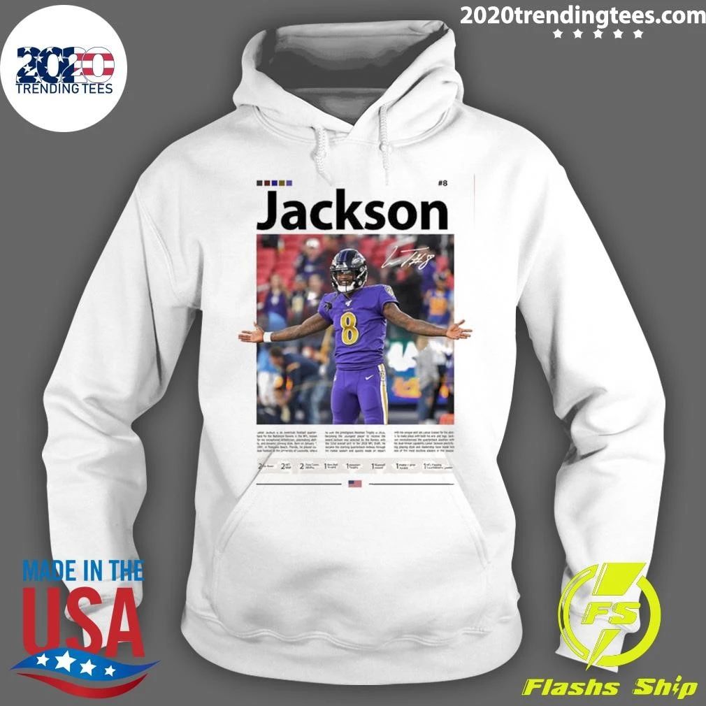 Lamar Jackson Football Player Signature Shirt