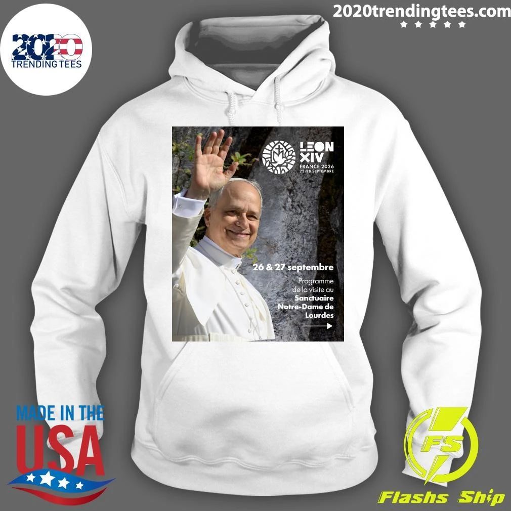 Pope Leo XIV France Septembre 25-28 2026 Shirt