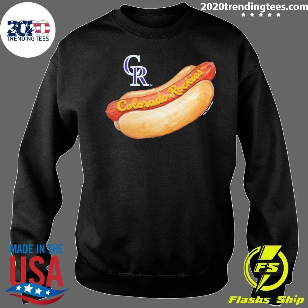 Colorado Rockies Tiny Turnip Women’s Hot Dog Shirt