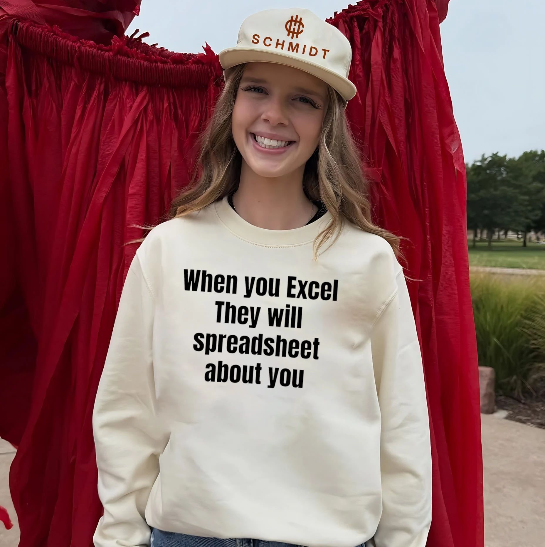 When you excel they will spreadsheet about you shirt