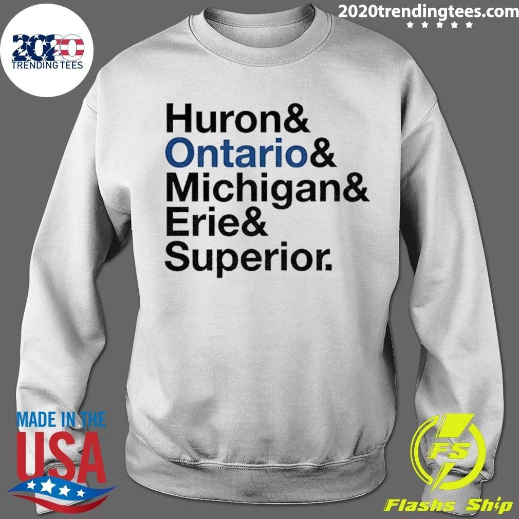 Huron Ontario Michigan Erie Superior Shirt