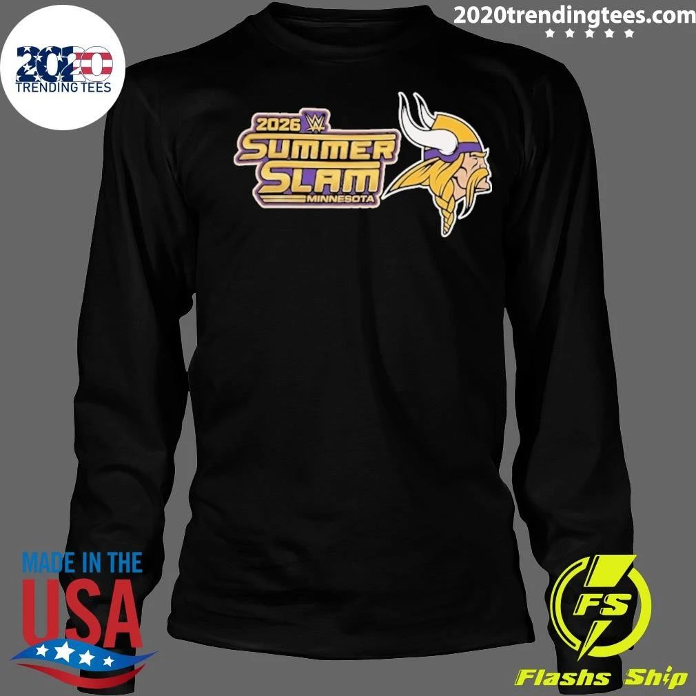Minnesota Vikings SummerSlam Shirt – Football & Wrestling Fan Shirt