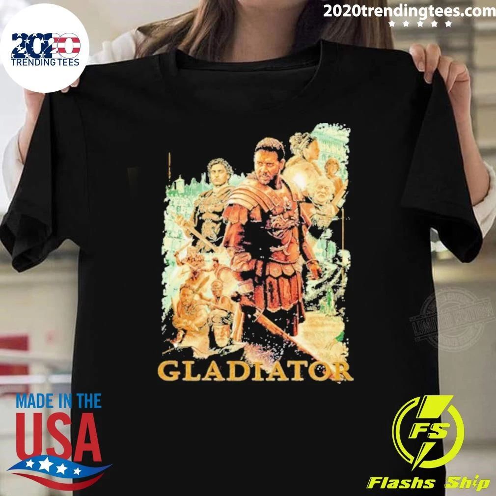 Gladiator Maximus Russell Crowe Collage Shirt
