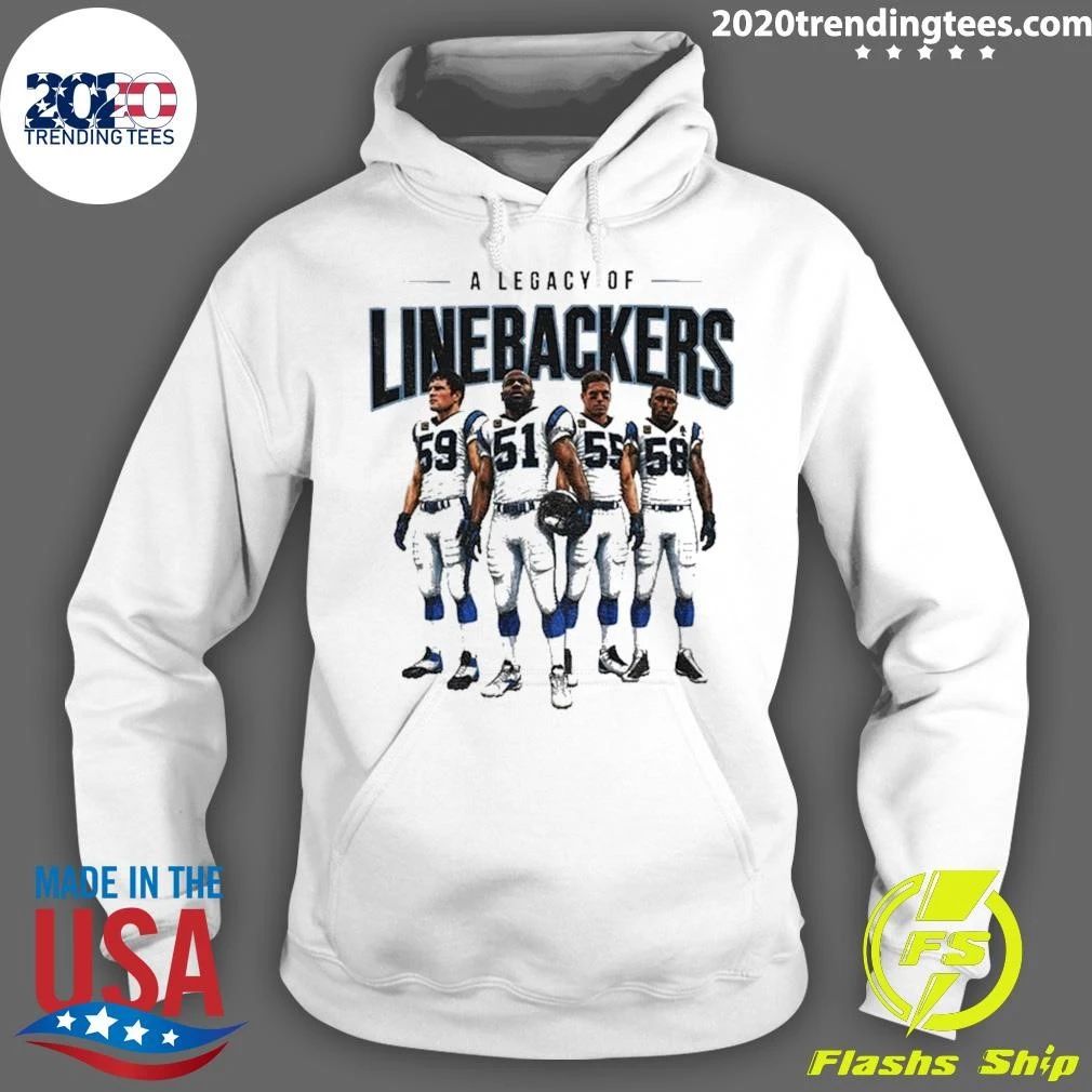A Legacy Of Linebackers Carolina Panthers Players Luke Kuechly Sam Mills Dan Morgan Thomas Davis Shirt