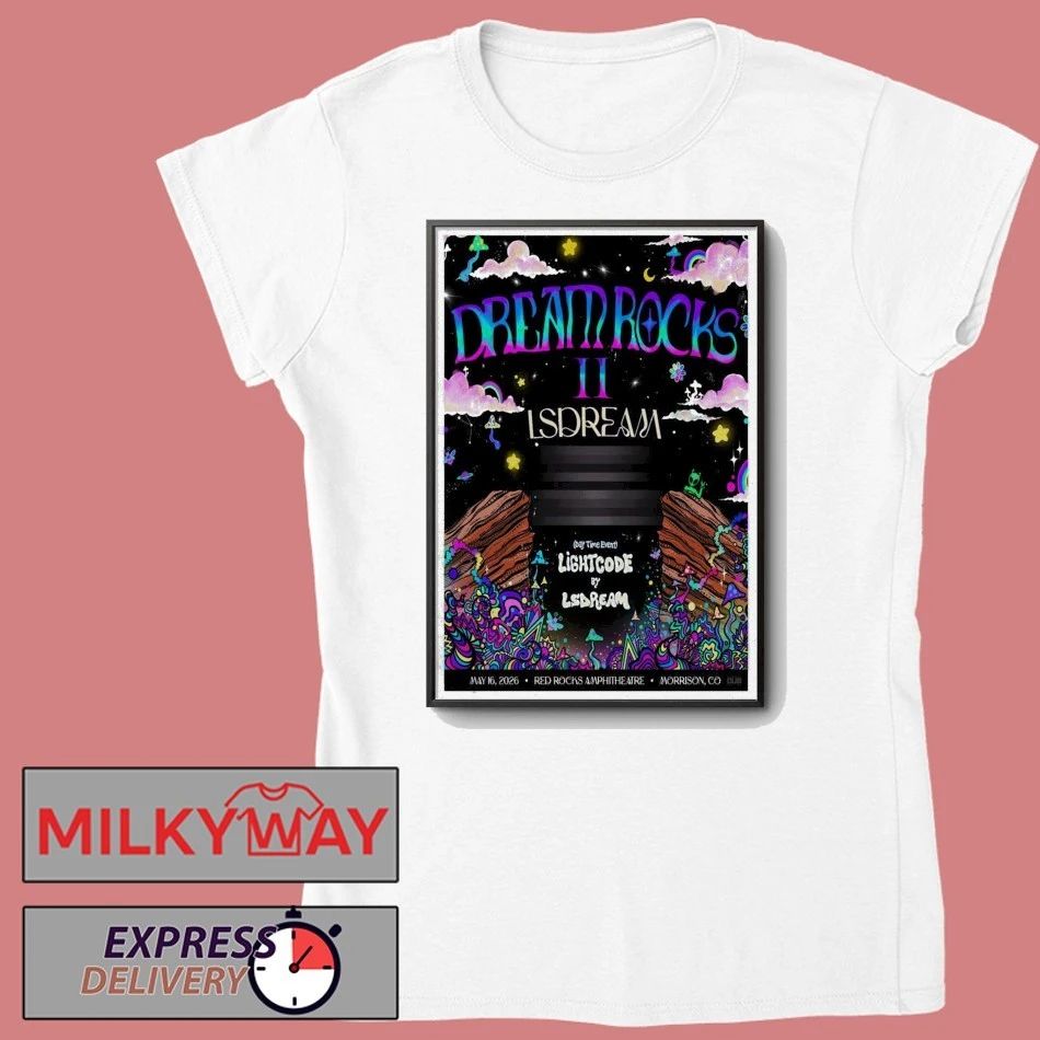 May 16 2026 Tour LSDREAM Red Rocks Poster LSDREAM shirt