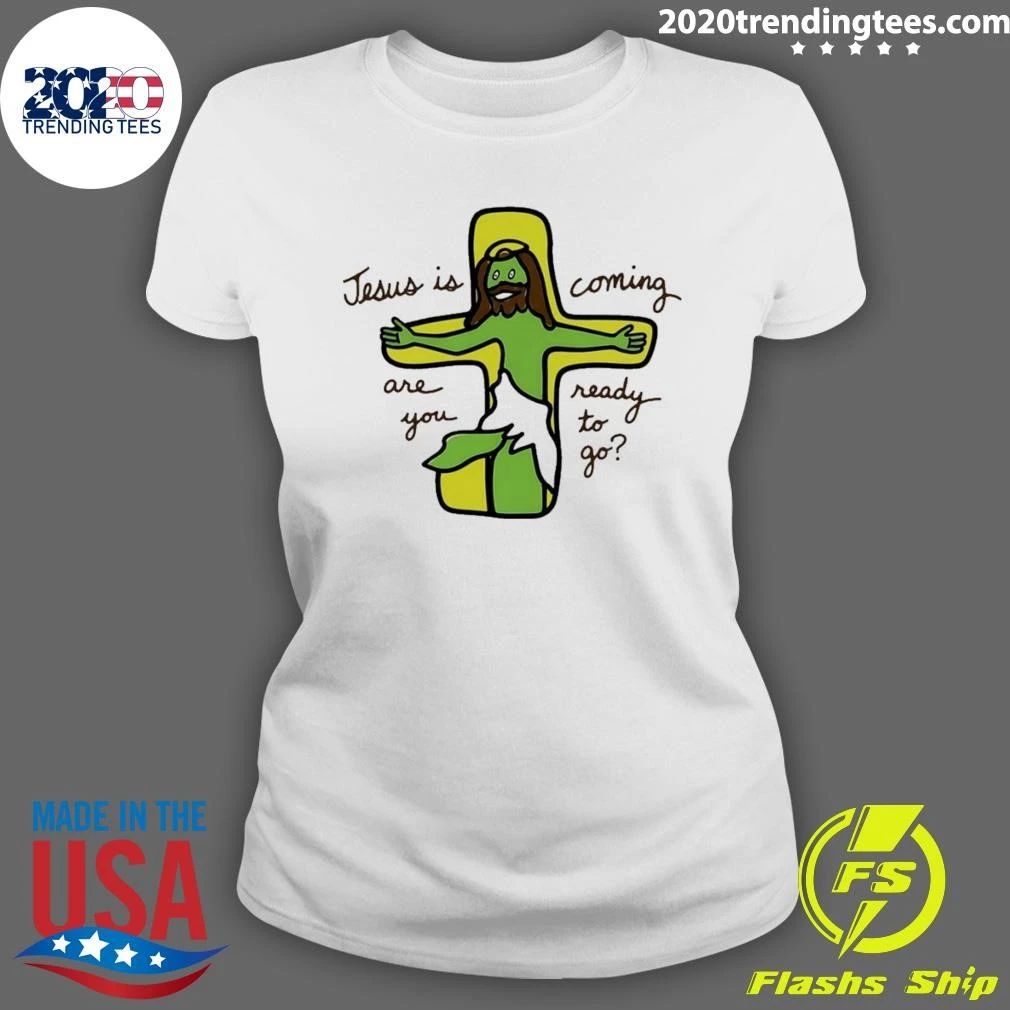Jesus Is Coming Are You Ready To Go Doodle Shirt