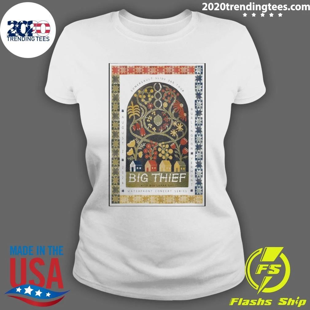 Burlington Vermont August 2 2026 Big Thief Live Event Shirt
