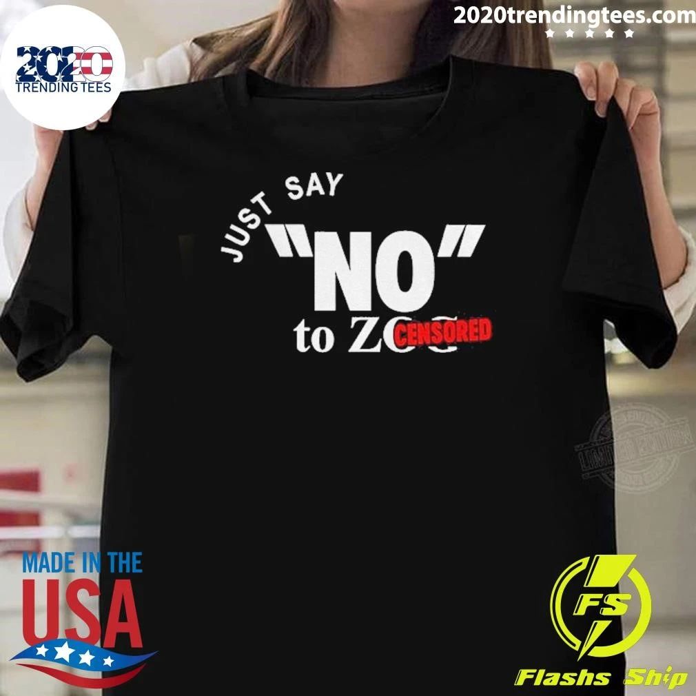 Randy Weaver Just Say No to Censored Zero Shirt