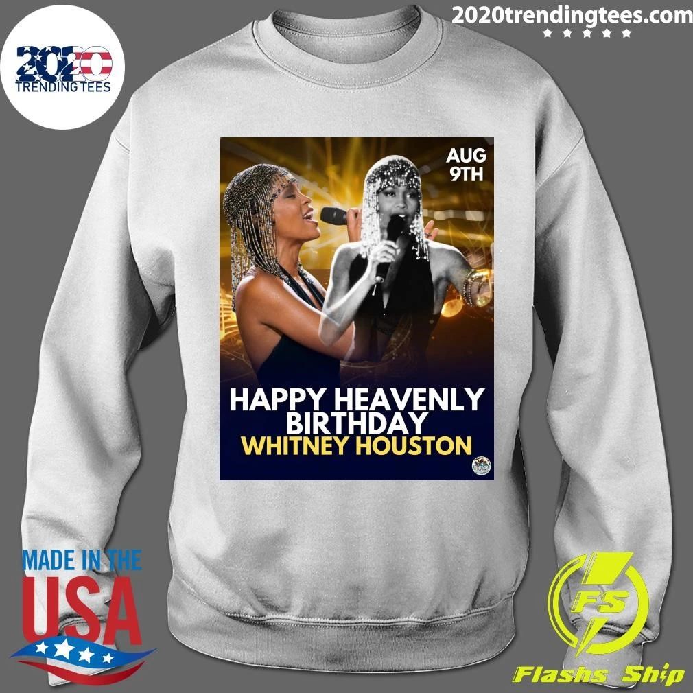 Happy Heavenly Birthday to The Voice Whitney Houston Shirt