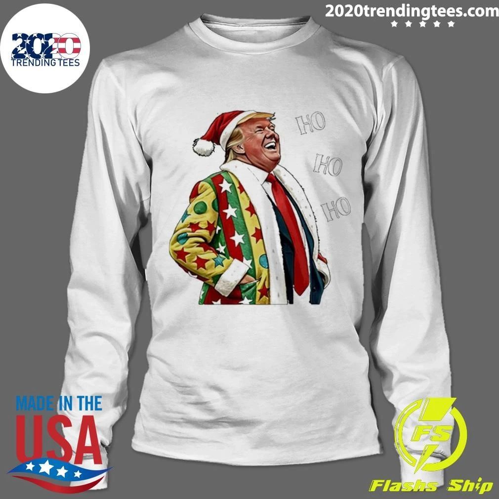 Trump Santa Ho Ho Ho Christmas Ornament Shirt
