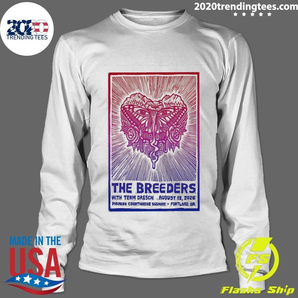 The Breeders In Portland OR On Aug 18 202 Shirt