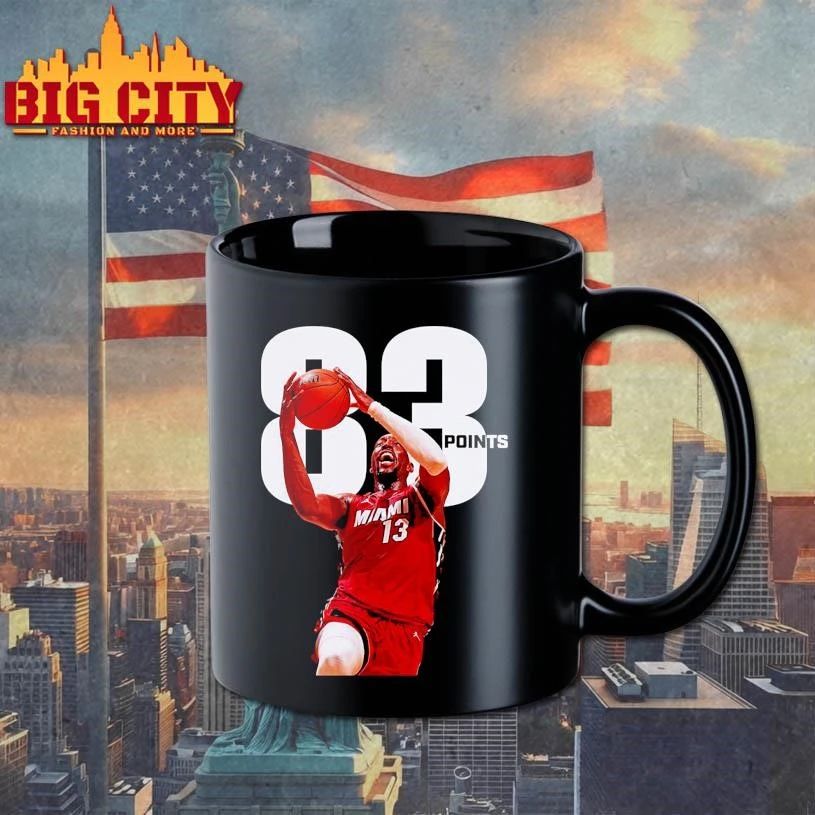 Bam Adebayo With 83 Points Passed Kobe Bryant For The Second-Most Points In A Single Game Shirt