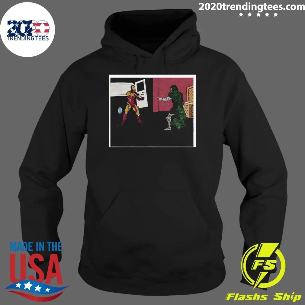 Doctor Doom Ironman Pointing Meme Shirt