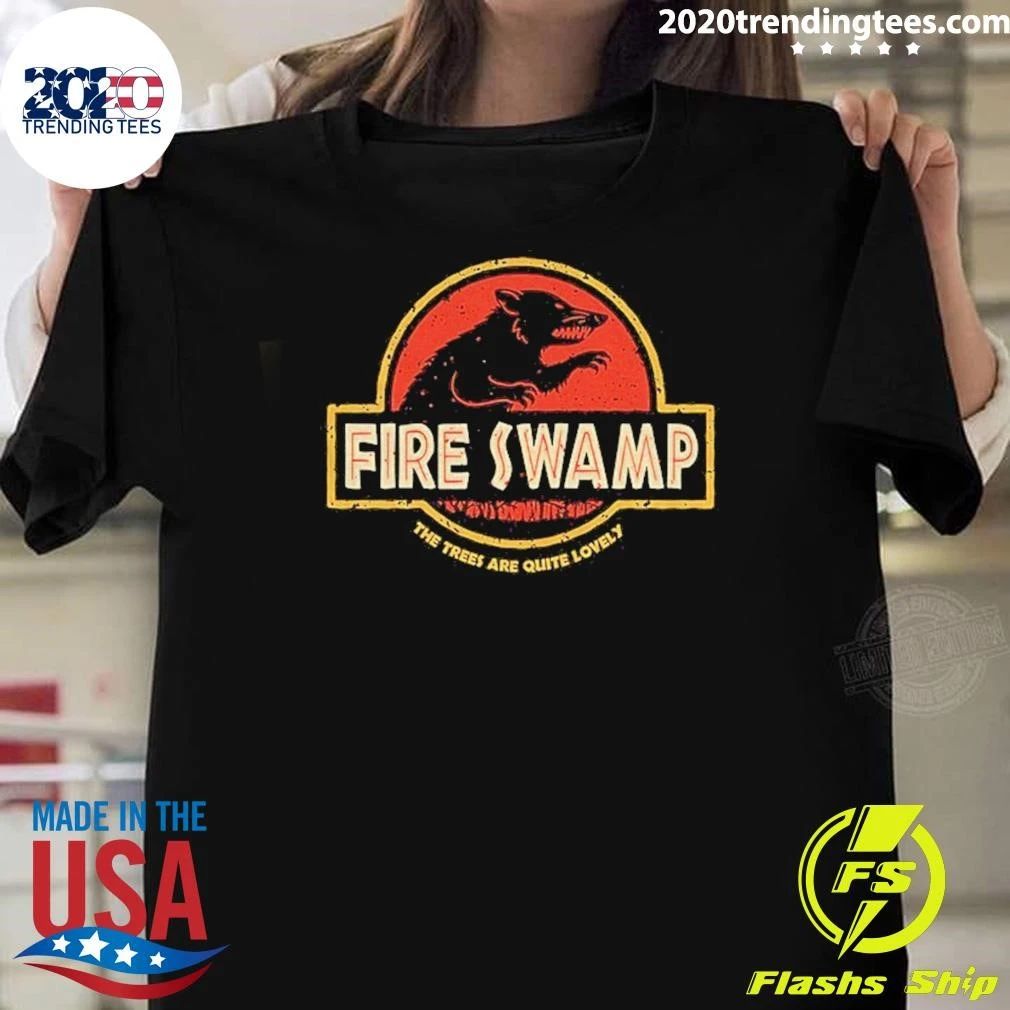 Jurassic Swamp Fire Swam The Trees Are Quite Lovely Shirt