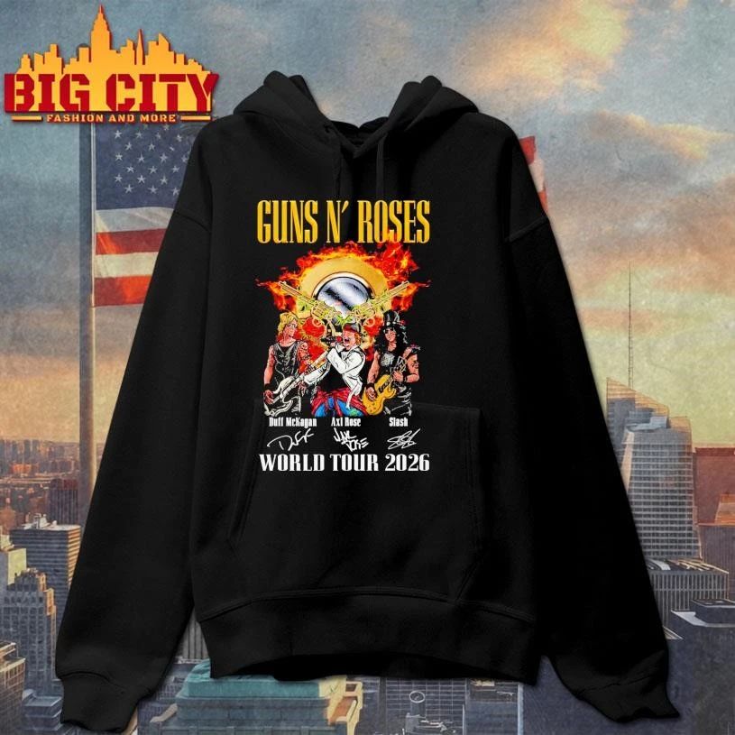 Guns N Rose World Tour 2026 Signature Shirt