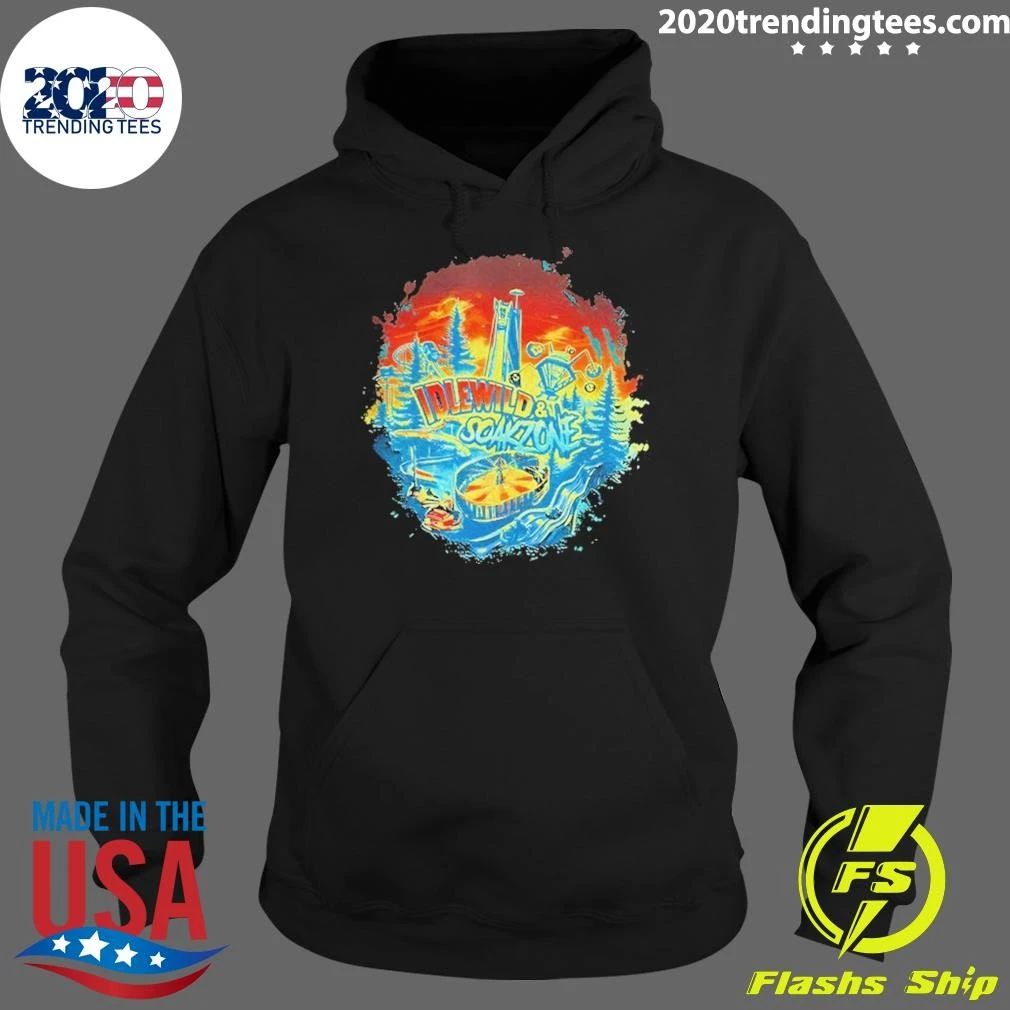 Idlewild Soakzone Water Slides Roller Coaster Shirt