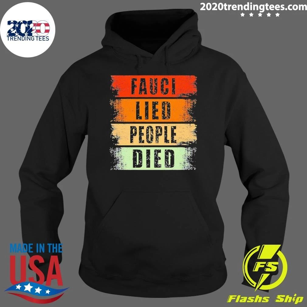 Dr Fauci Lied People Died Vintage Shirt