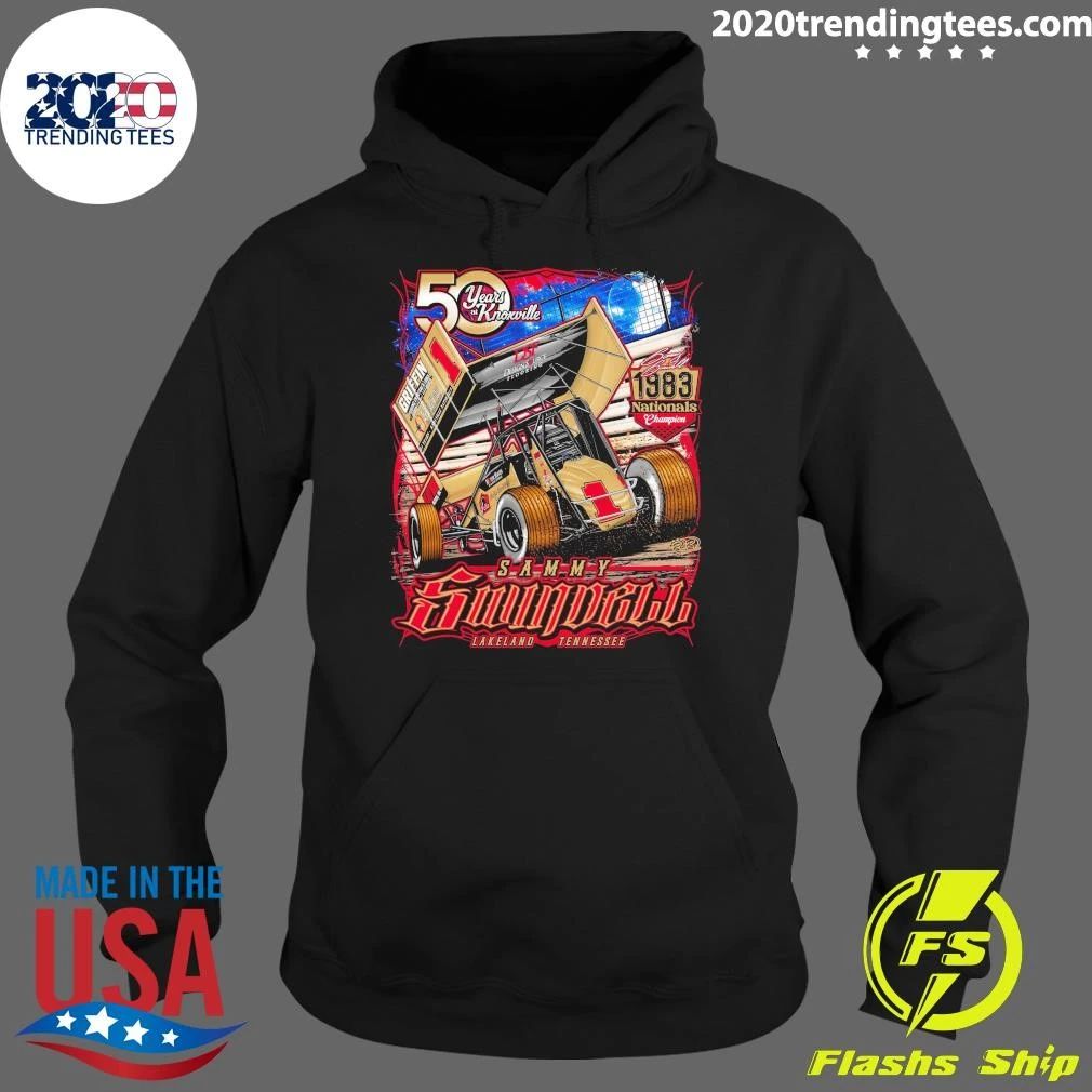 50 Years At Knoxville Sammy Swindell 1983 Nationals Champion Tee Shirt