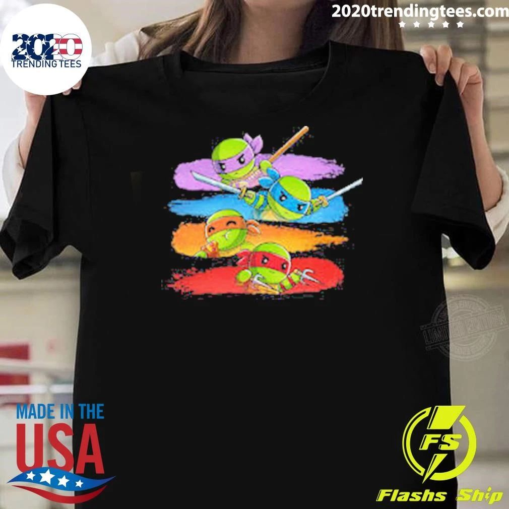 Colorful Teenage Mutant Ninja Shirt