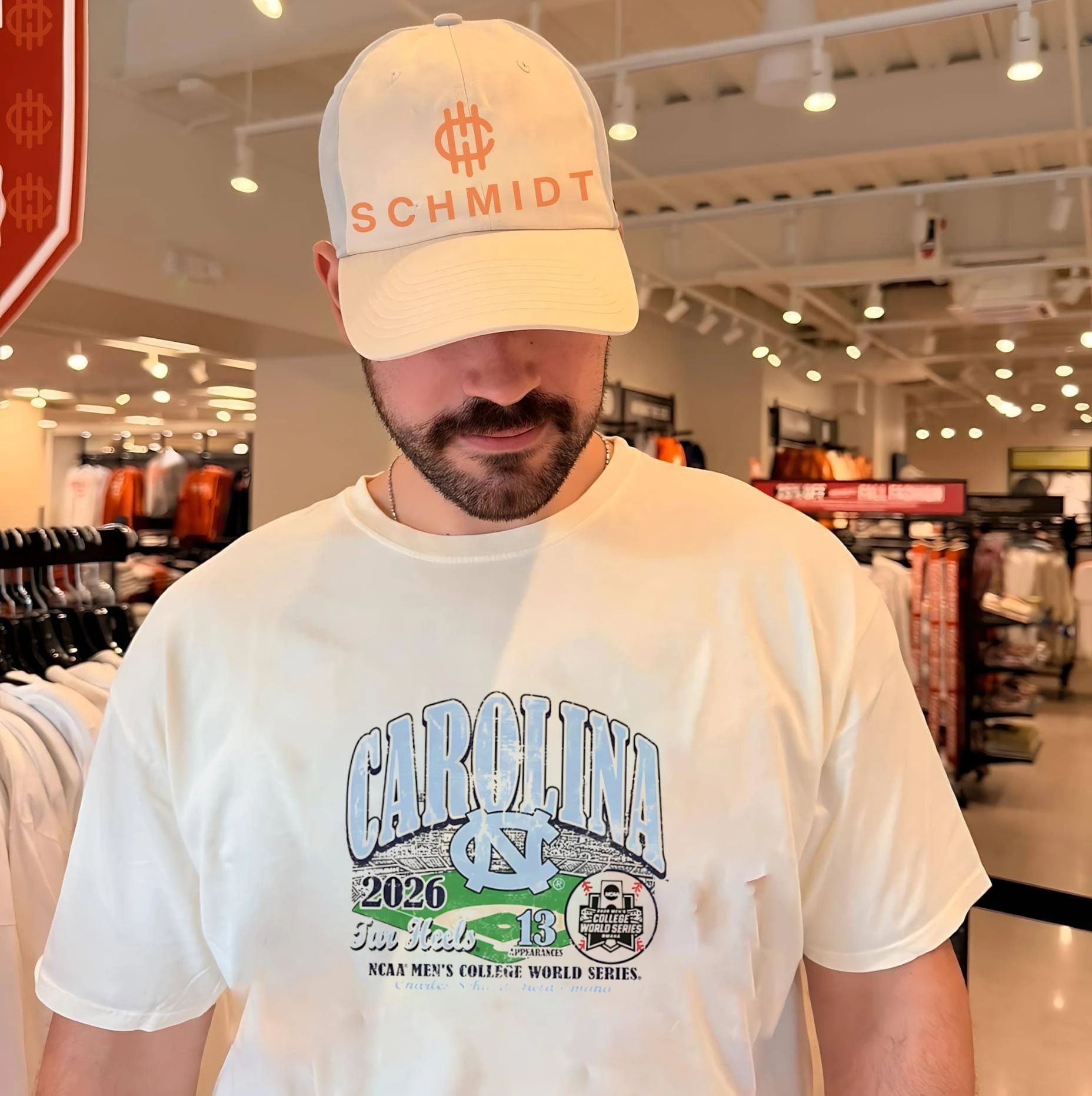 North Carolina Tar Heels 2026 College World Series Bound stadium shirt